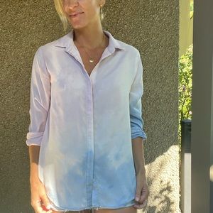 Anthropologie button down, tie die